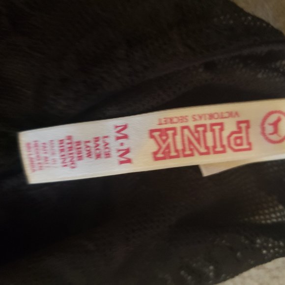 2000s Victoria's Secret Pink Lace Back String Bikini - Picture 3 of 4